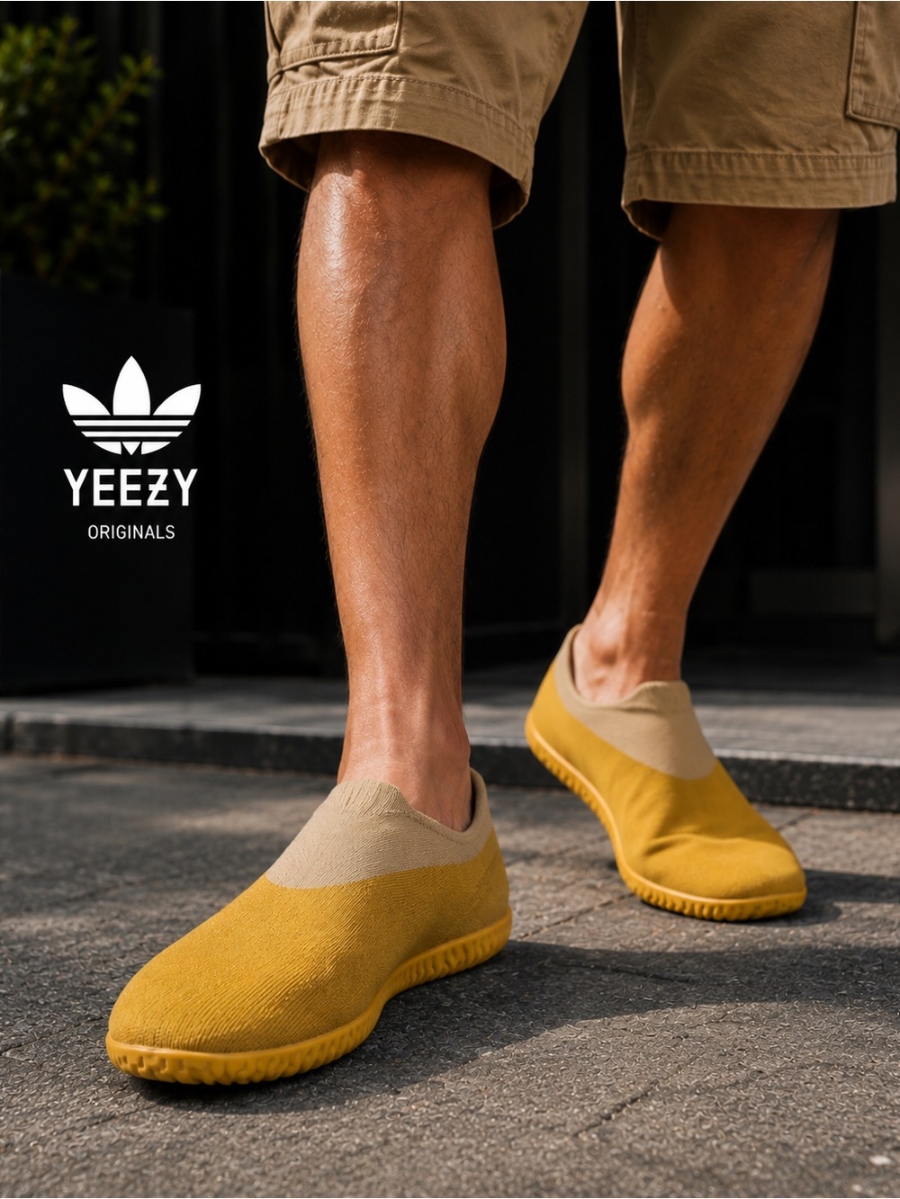 YEEZY ADIDAS Rare YZY KNIT RNR Yellow, Men 6.5 Women 7.5 Sneakers‎ Collectables